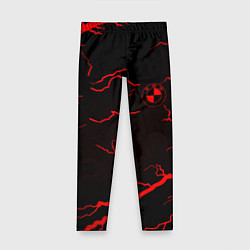 Леггинсы для девочки BMW storm red color, цвет: 3D-принт