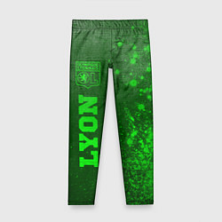 Детские легинсы Lyon - green gradient по-вертикали