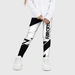 Леггинсы для девочки Farcry6 геометрия полосы, цвет: 3D-принт — фото 2