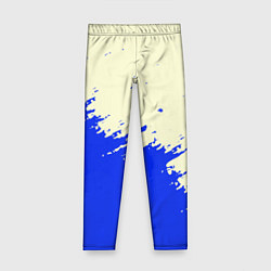 Леггинсы для девочки Color blue white, цвет: 3D-принт