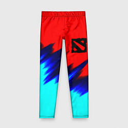 Леггинсы для девочки Dota краски, цвет: 3D-принт