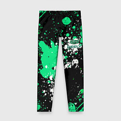 Детские легинсы Geely на фоне брызг граффити