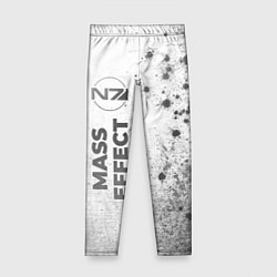 Детские легинсы Mass Effect - white gradient по-вертикали