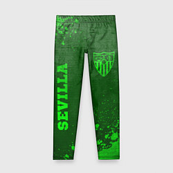 Детские легинсы Sevilla - green gradient вертикально