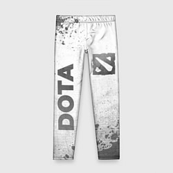 Леггинсы для девочки Dota - white gradient вертикально, цвет: 3D-принт