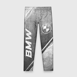 Леггинсы для девочки BMW - grey gradient вертикально, цвет: 3D-принт