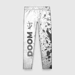 Детские легинсы Doom - white gradient по-вертикали