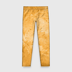 Леггинсы для девочки Абстракция - bright yellow, цвет: 3D-принт
