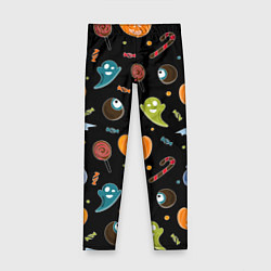 Леггинсы для девочки Halloween black, цвет: 3D-принт