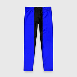 Детские легинсы Color blue black stripes