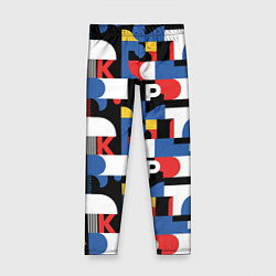 Детские легинсы Геометрия букв