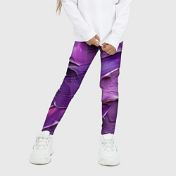 Леггинсы для девочки Краска импасто, цвет: 3D-принт — фото 2