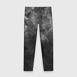 Детские легинсы Абстракция - grey spots on black