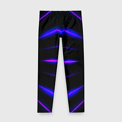 Детские легинсы Color black neon