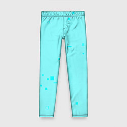 Леггинсы для девочки Color light blue shapes, цвет: 3D-принт