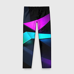 Детские легинсы Neon colored geometric