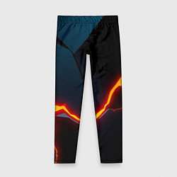 Леггинсы для девочки Plate split, цвет: 3D-принт