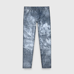 Леггинсы для девочки Абстракция - gray-blue, цвет: 3D-принт