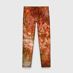 Леггинсы для девочки Абстракция - bright red, цвет: 3D-принт