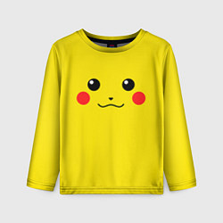 Лонгслив детский Happy Pikachu, цвет: 3D-принт