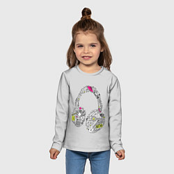 Лонгслив детский Музыка улиц, цвет: 3D-принт — фото 2