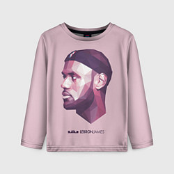 Детский лонгслив LeBron James: Poly Violet