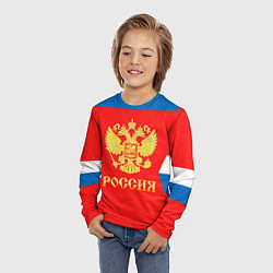 Лонгслив детский Сборная РФ: #8 OVECHKIN, цвет: 3D-принт — фото 2