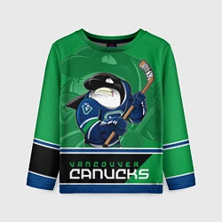 Детский лонгслив Vancouver Canucks