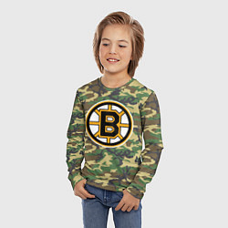 Лонгслив детский Bruins Camouflage, цвет: 3D-принт — фото 2