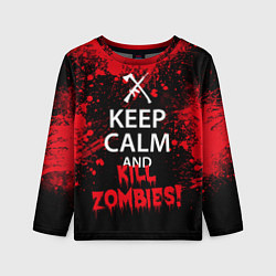 Детский лонгслив Keep Calm & Kill Zombies