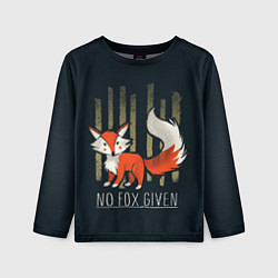 Детский лонгслив No Fox Given