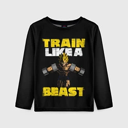 Детский лонгслив Train Like a Beast