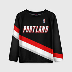 Детский лонгслив Portland Trail Blazers