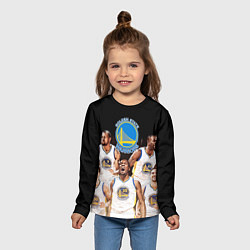 Лонгслив детский Golden State Warriors 5, цвет: 3D-принт — фото 2