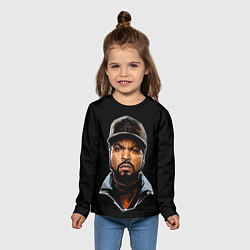 Лонгслив детский Ice Cube, цвет: 3D-принт — фото 2