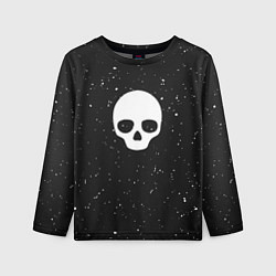 Лонгслив детский Black Milk Skull Classic, цвет: 3D-принт