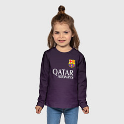 Лонгслив детский Barcelona FC: Violet, цвет: 3D-принт — фото 2