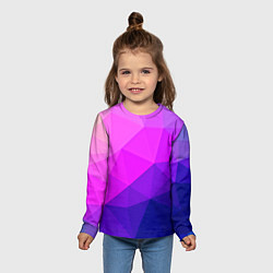 Лонгслив детский Geometrica, цвет: 3D-принт — фото 2