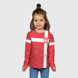 Лонгслив детский Сборная Сербии, цвет: 3D-принт — фото 2