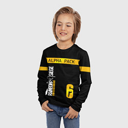 Лонгслив детский Rainbow Six Siege: Alpha Pack, цвет: 3D-принт — фото 2