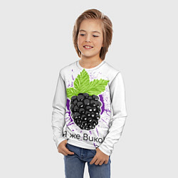 Лонгслив детский Я же Вика, цвет: 3D-принт — фото 2