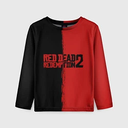 Детский лонгслив RDD 2: Black & Red