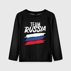 Детский лонгслив Team Russia