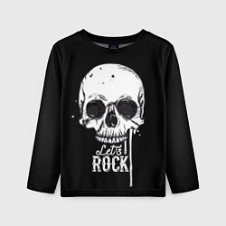 Лонгслив детский Let is Rock, цвет: 3D-принт