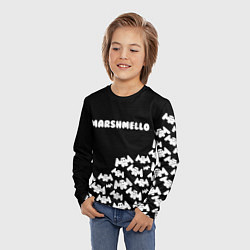 Лонгслив детский Marshmello: Dark Side, цвет: 3D-принт — фото 2