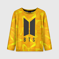 Лонгслив детский BTS: Yellow Style, цвет: 3D-принт