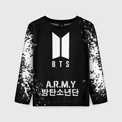 Лонгслив детский BTS ARMY, цвет: 3D-принт