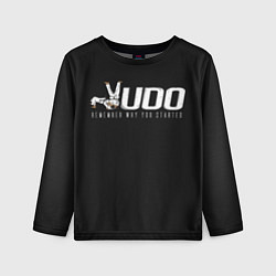 Лонгслив детский Judo, цвет: 3D-принт