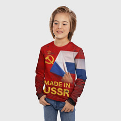 Лонгслив детский MADE IN USSR, цвет: 3D-принт — фото 2