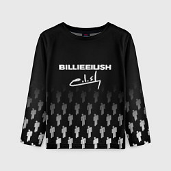 Лонгслив детский Billie Eilish: Black Autograph, цвет: 3D-принт